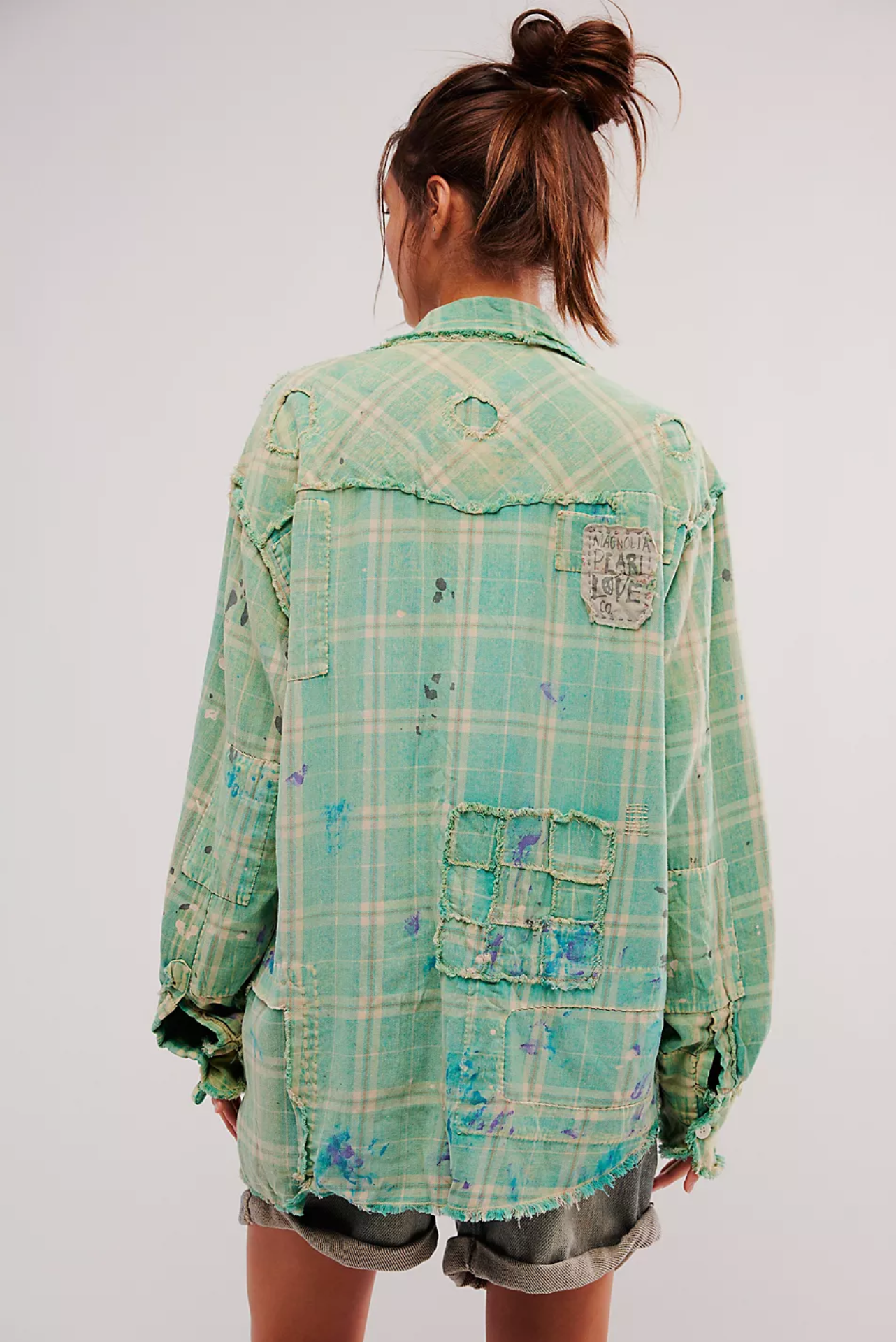 Patchwork Boyfriend Shirt