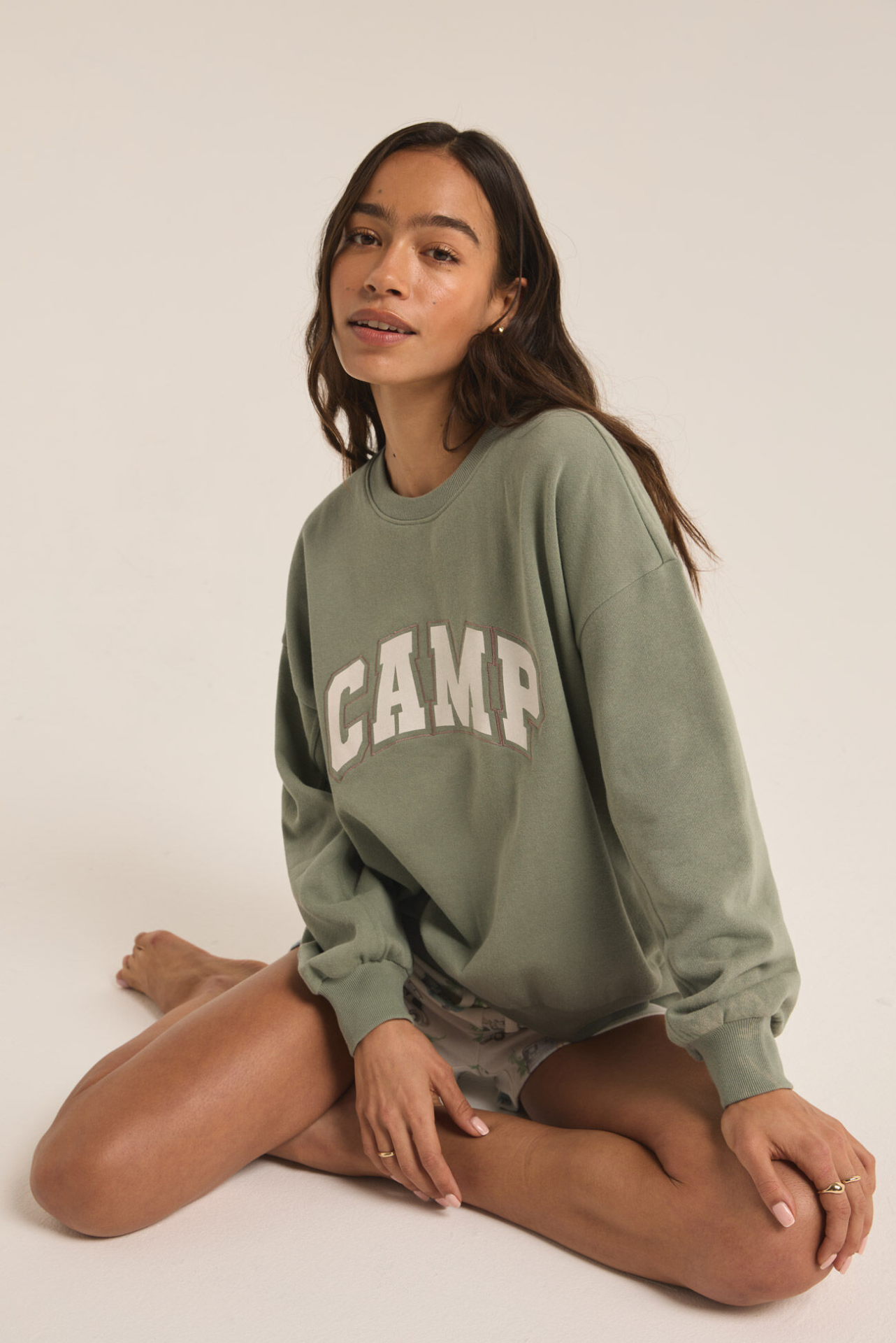 Oversized Camp Sweatshirt