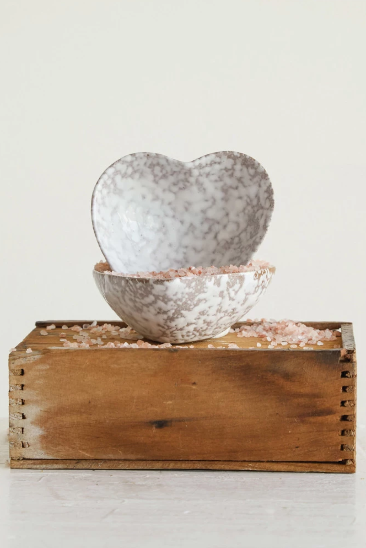 Stoneware Heart Dish