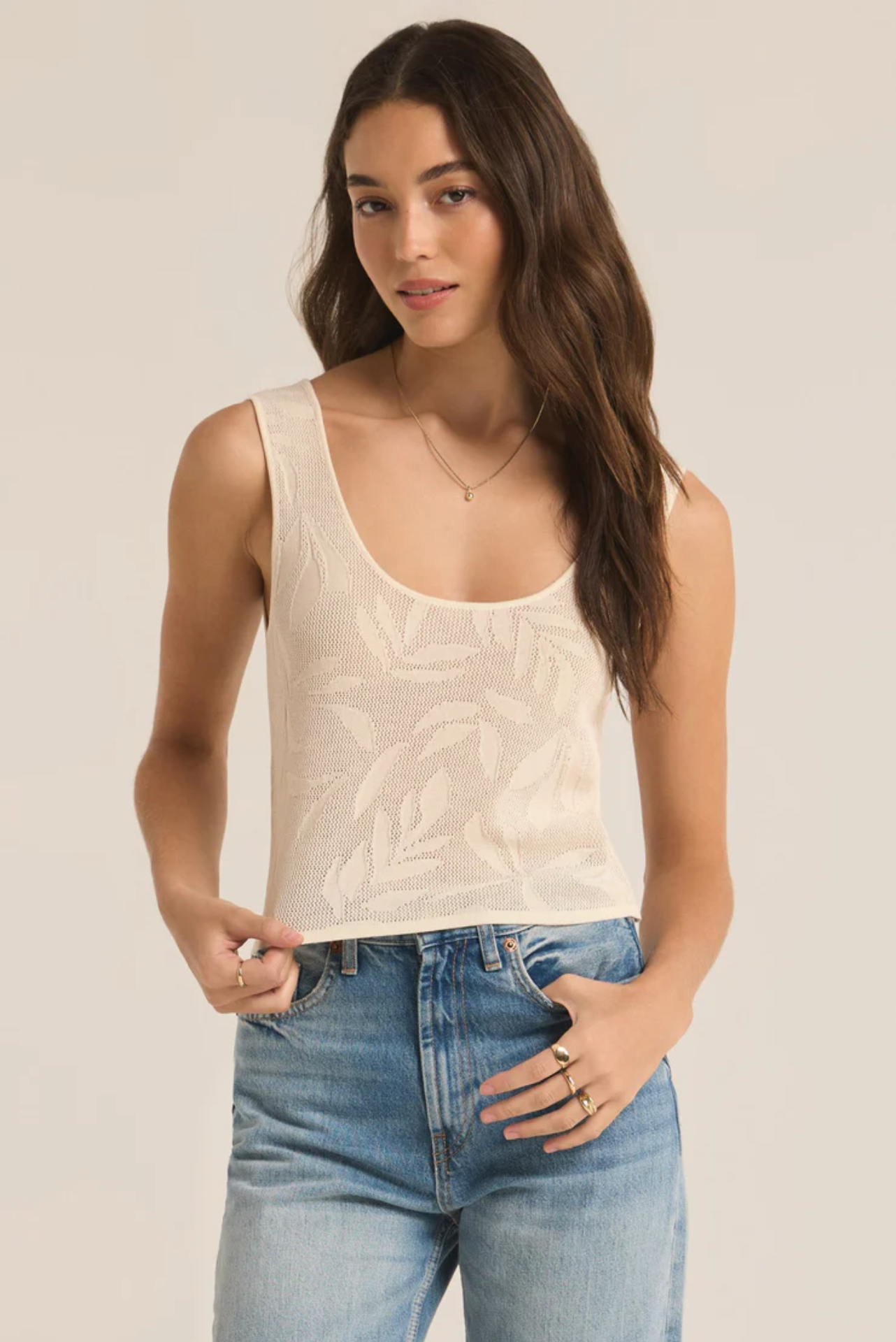 Palm Springs Sweater Tank