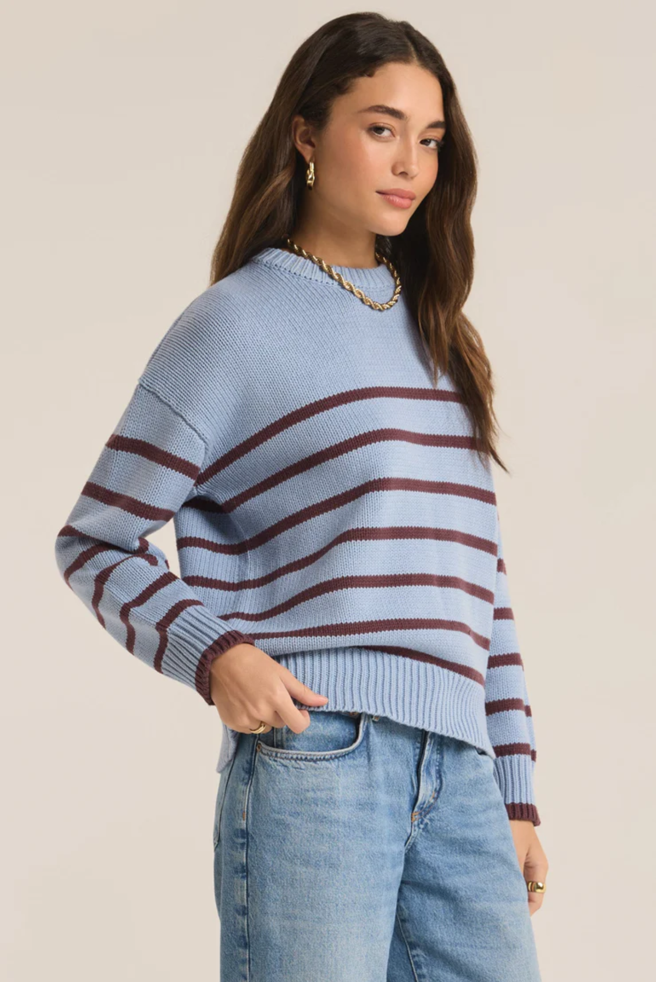 Boyfriend Stripe Sweater