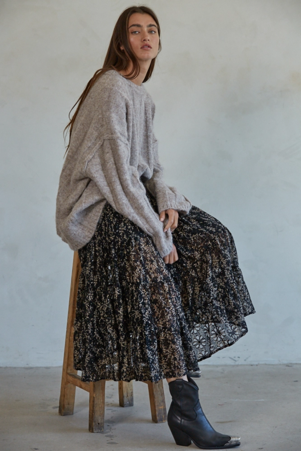 Armelle Lace Skirt