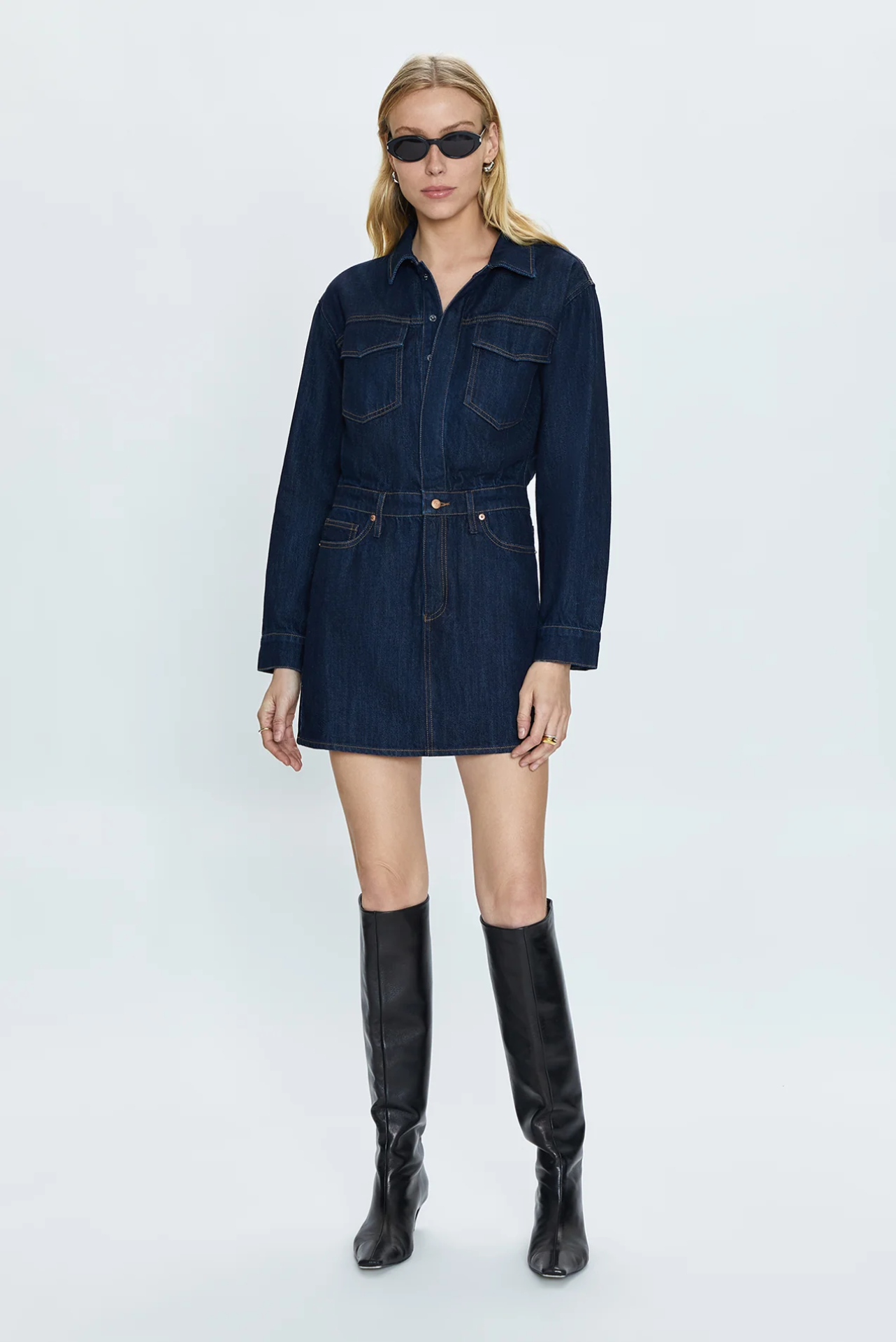 Nina Long Sleeve Mini Dress