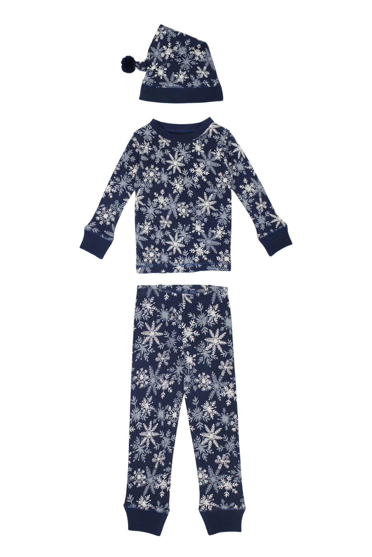 Kids' Organic Holiday PJ & Cap Set