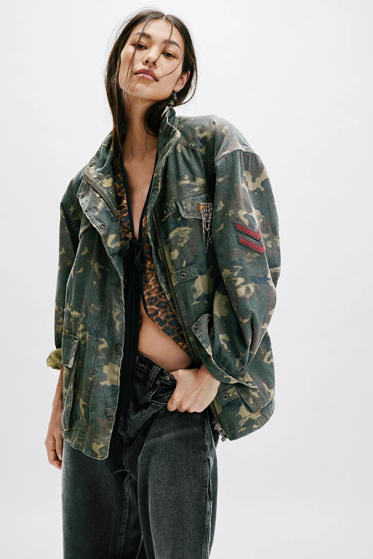 Arya Utility Camo Jacket