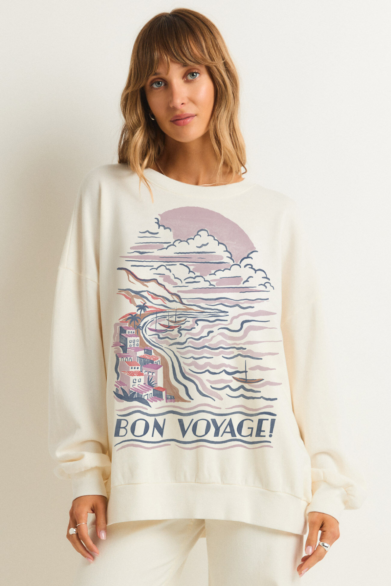 Bon Voyage Sunday Sweatshirt