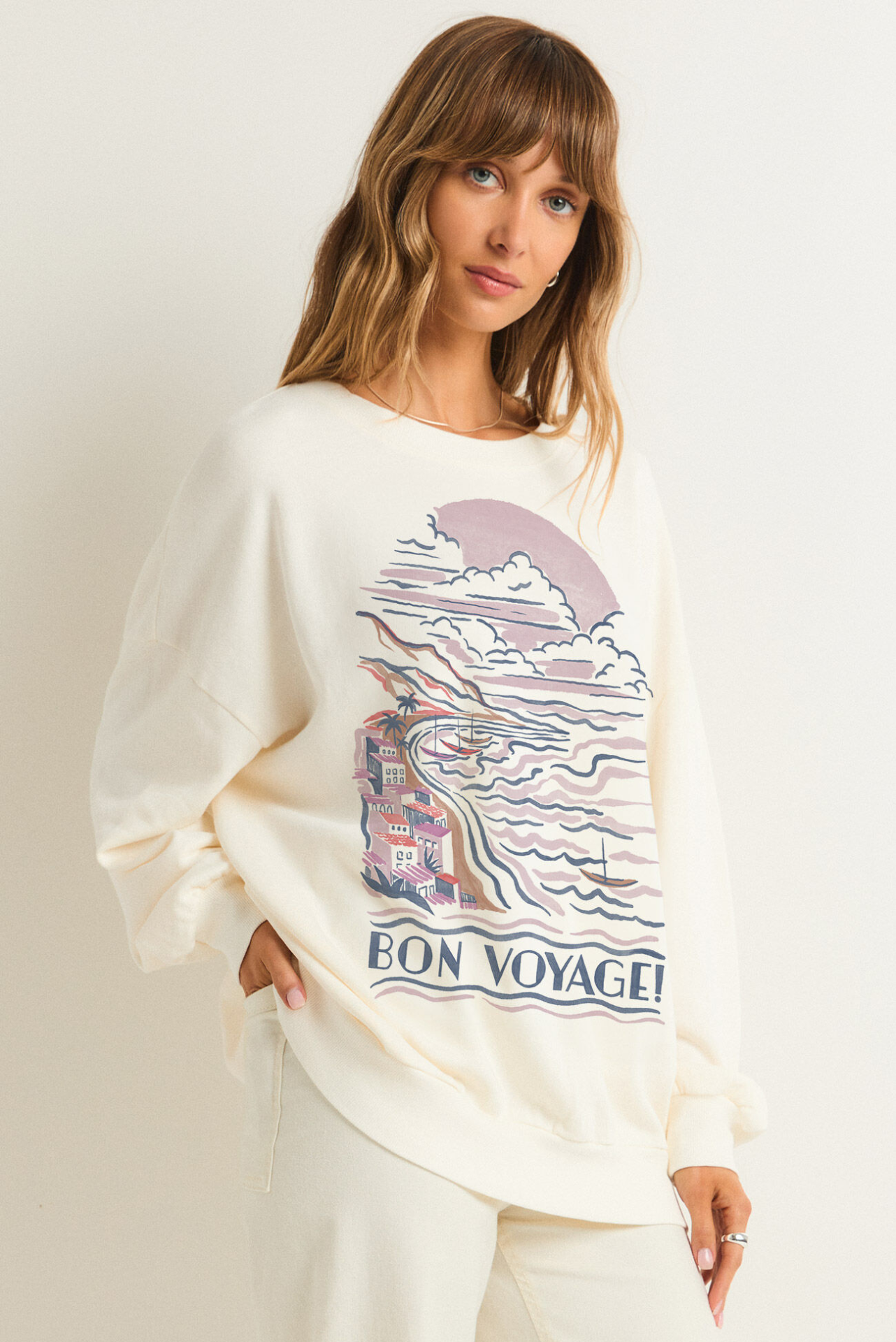 Bon Voyage Sunday Sweatshirt