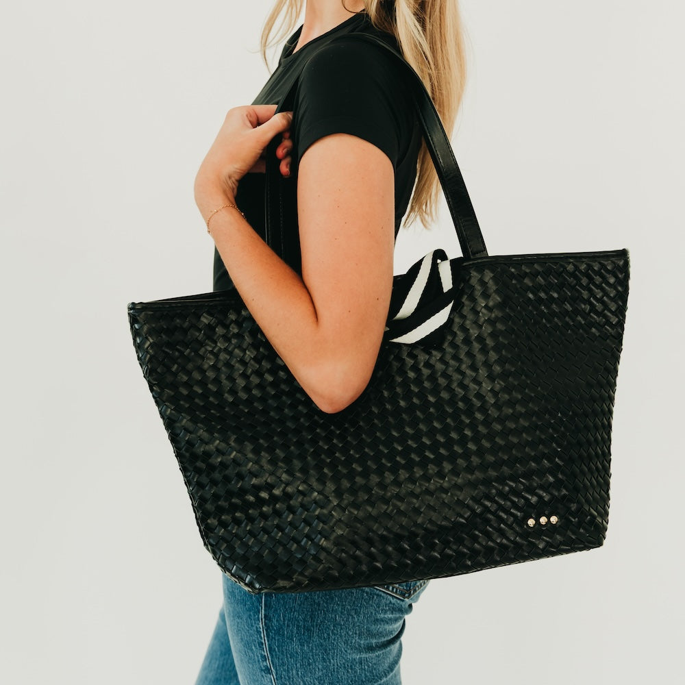 Woven Tiffany Organizer Tote Bag