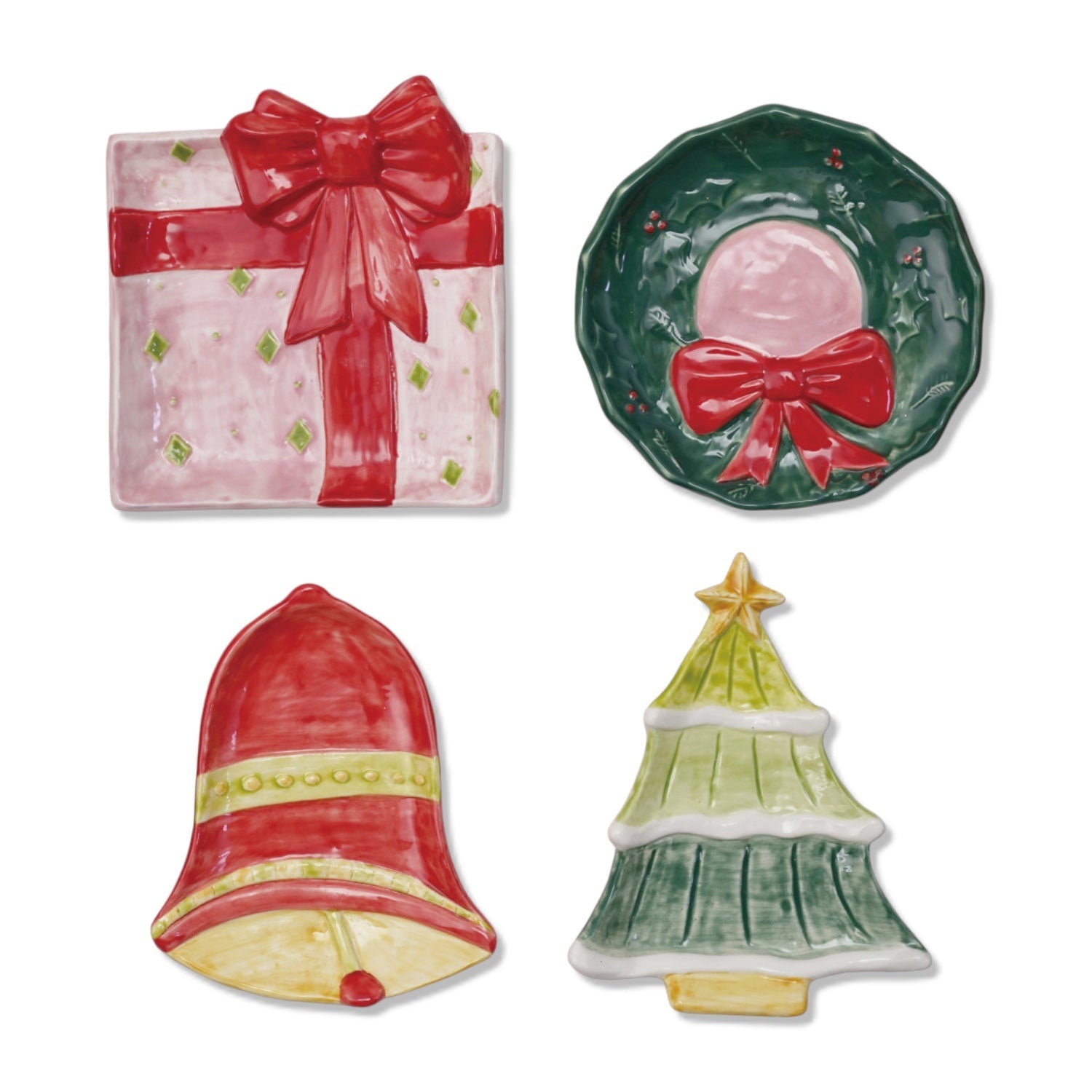 Festive Holiday Icon Tidbit Dish | 4 Styles