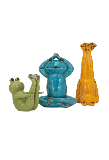 Yoga Frog Statuaries