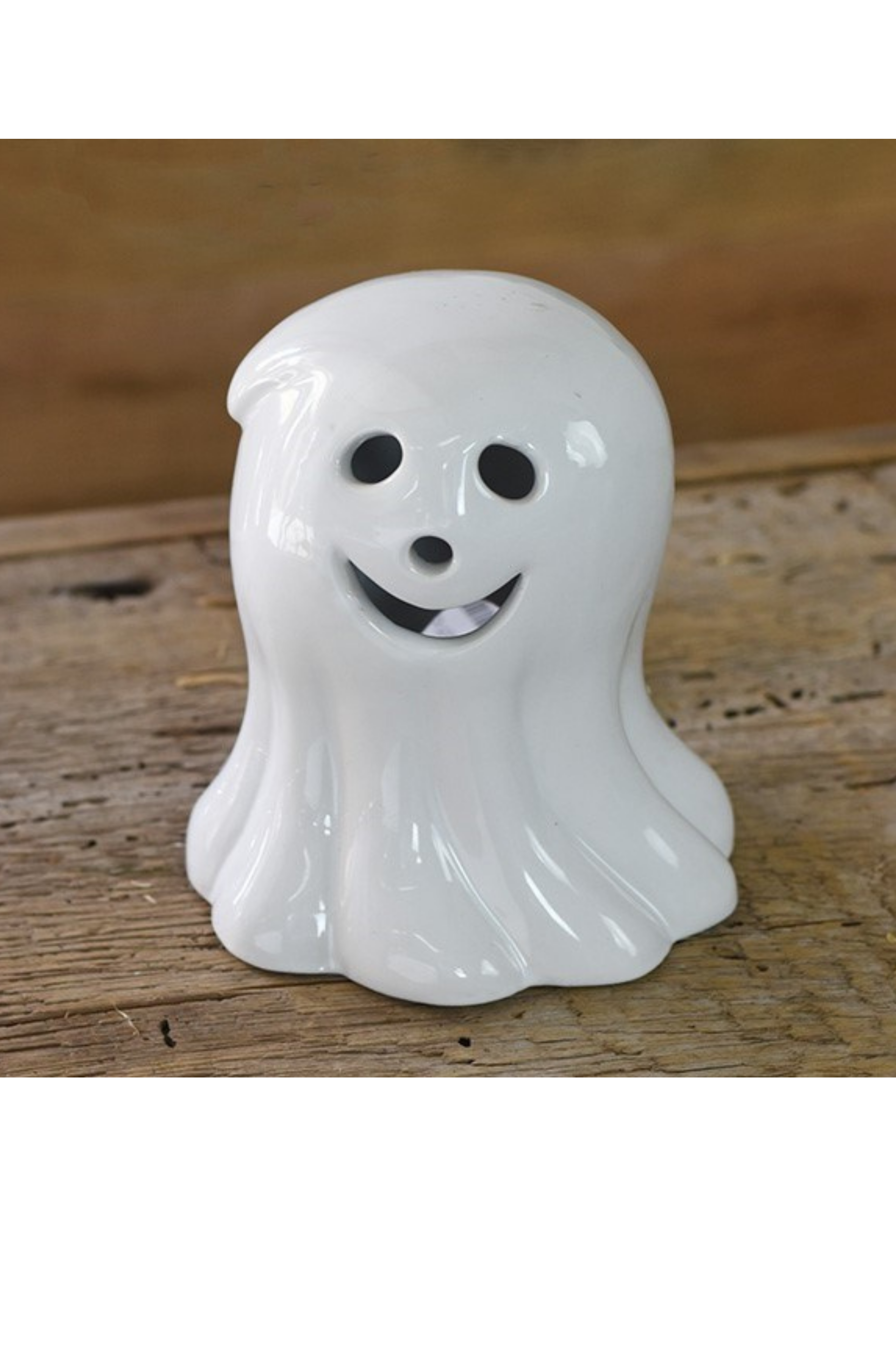 7" Ghost Candle Holder