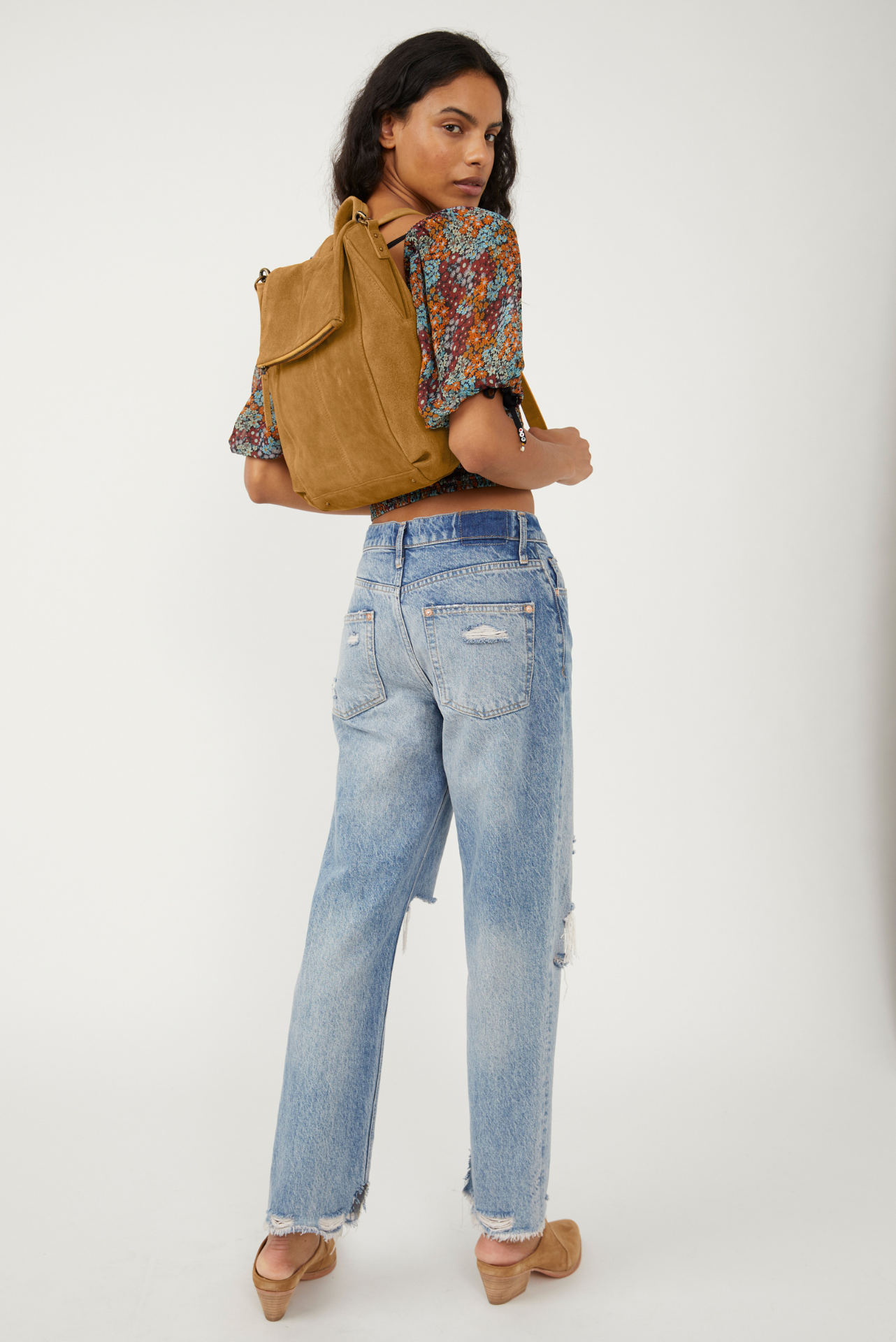 Camilla Suede Backpack