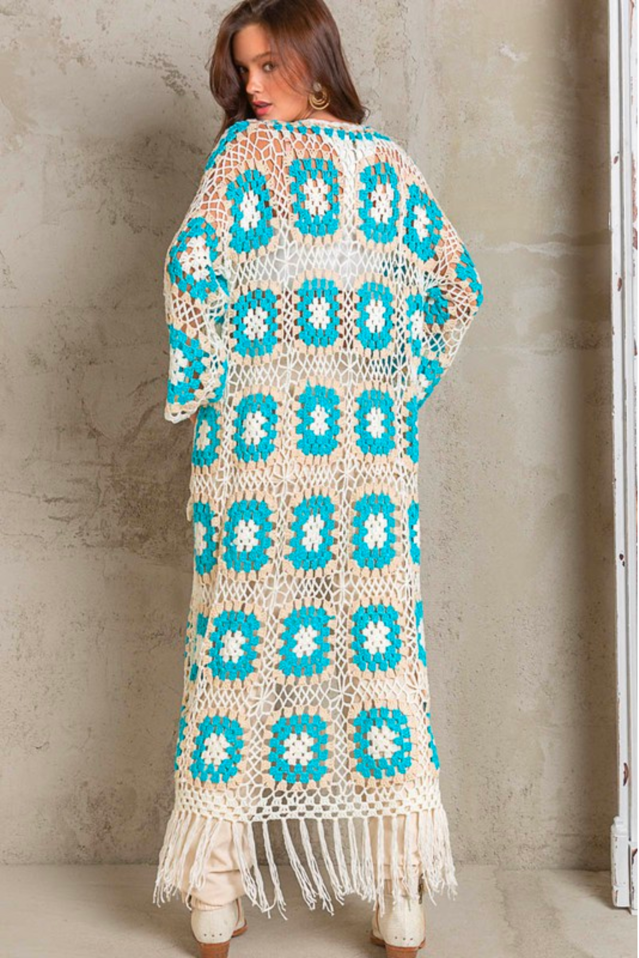 Crystal Crochet Cardigan