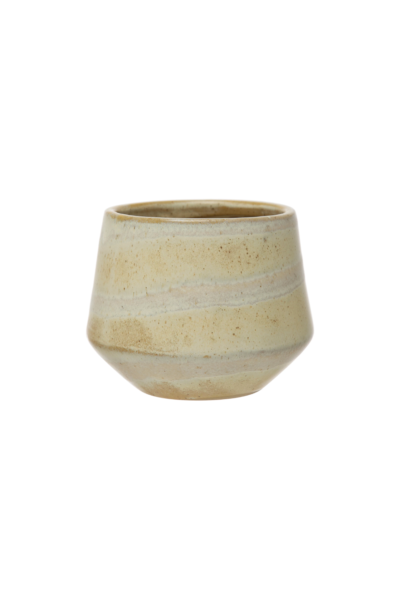 Stoneware Vase, Reactive Glaze
